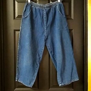 Mainstream Blues Stretch Capris